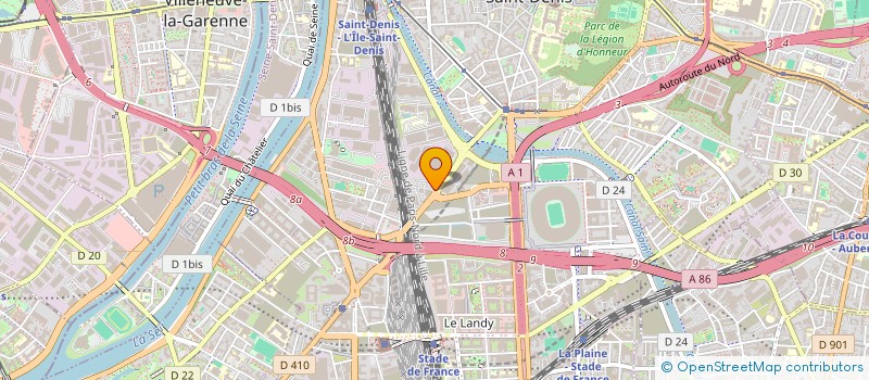 localisation de l'entreprise G.S.P  SAINT-DENIS