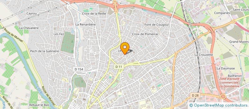 localisation de l'entreprise G S P C à BEZIERS