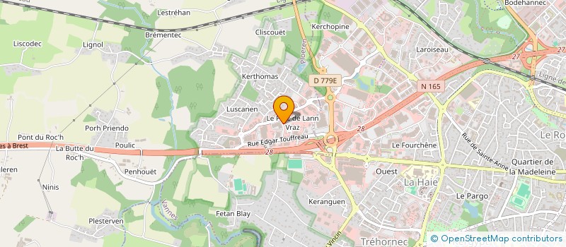 localisation de l'entreprise G.S.P.S  PLOEREN