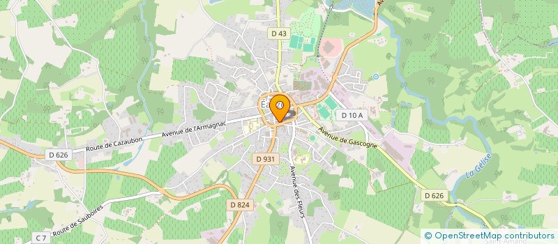 localisation de l'entreprise G & S PATRIMOINE  EAUZE