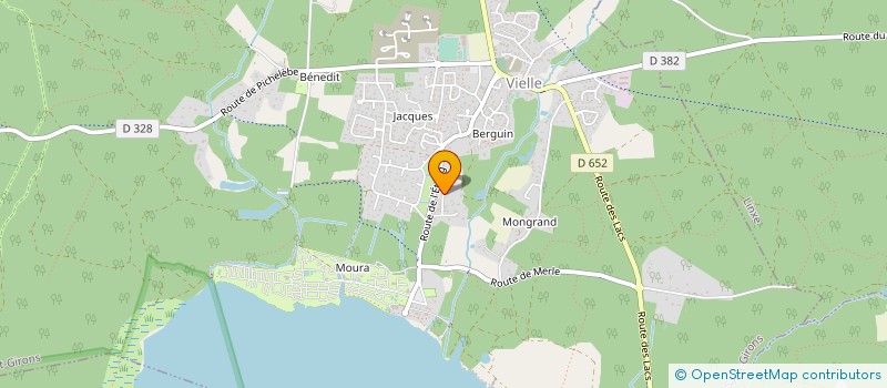 localisation de l'entreprise G&S PROJETS  VIELLE-SAINT-GIRONS