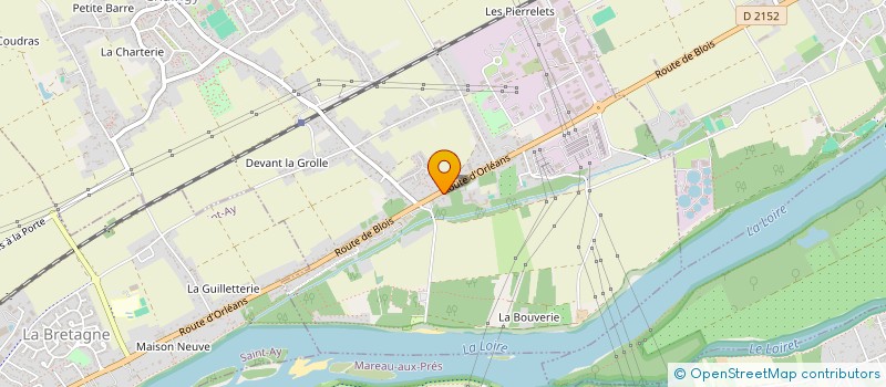 localisation de l'entreprise G.S.S.B. (GLOBAL SAFETY SECURITY BUSINESS DEVELOPMENT)  CHAINGY
