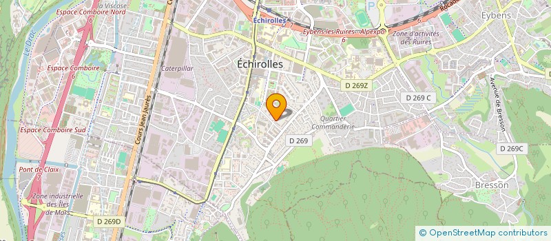 localisation de l'entreprise G S SOTTIZON  ECHIROLLES