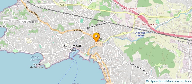 localisation de l'entreprise G'S WAY VTC  SANARY-SUR-MER