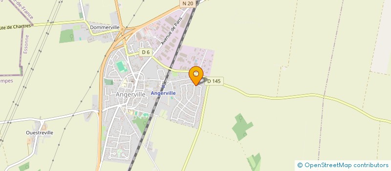 localisation de l'entreprise G. SANDOR  ANGERVILLE