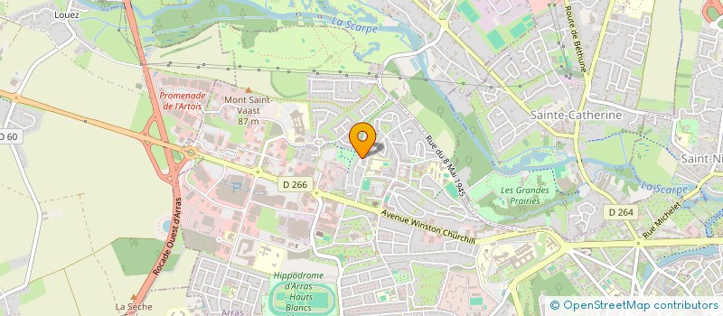 localisation de l'entreprise G SEPT TAXIS à ARRAS