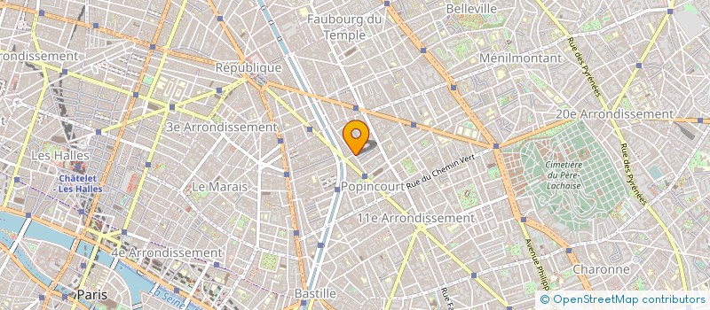 localisation de l'entreprise G SERAPHIN S A à PARIS