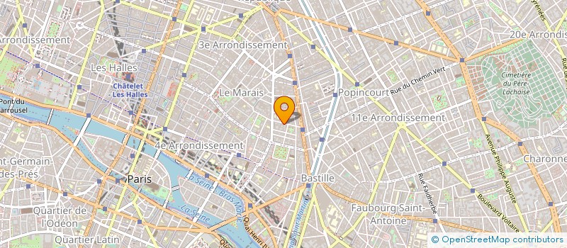localisation de l'entreprise G SERVICE à PARIS