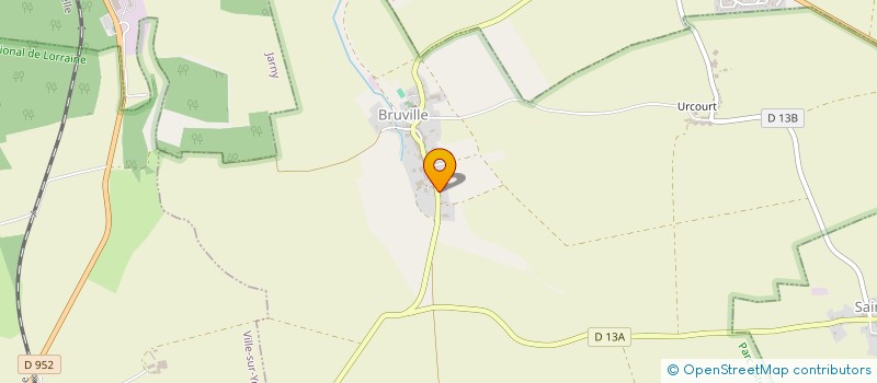 localisation de l'entreprise G SERVICES  BRUVILLE