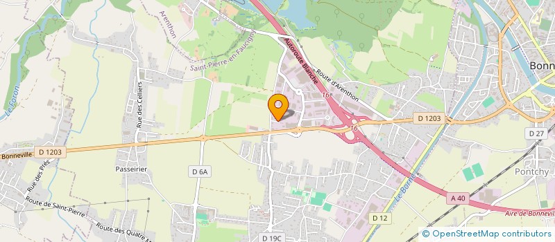 localisation de l'entreprise G.SERVICES  SAINT-PIERRE-EN-FAUCIGNY