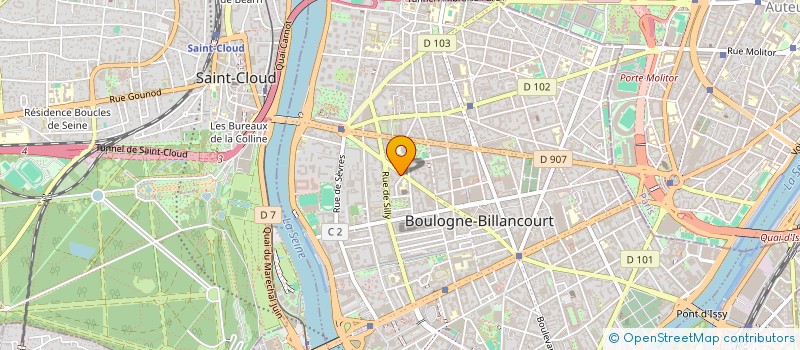 localisation de l'entreprise G SOLUTIONS à BOULOGNE-BILLANCOURT
