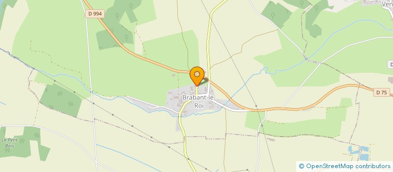 localisation de l'entreprise G . SOMMESOUS à BRABANT-LE-ROI