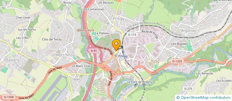localisation de l'entreprise G - STAM à FILLIERE