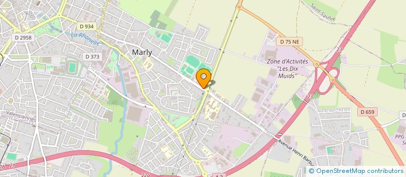 localisation de l'entreprise G STOCK  MARLY