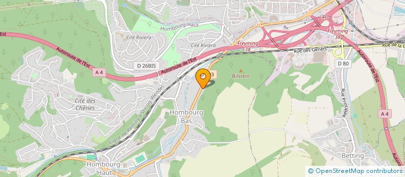 localisation de l'entreprise G-SUN  HOMBOURG-HAUT