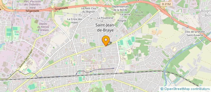 localisation de l'entreprise G.T. à SAINT-JEAN-DE-BRAYE