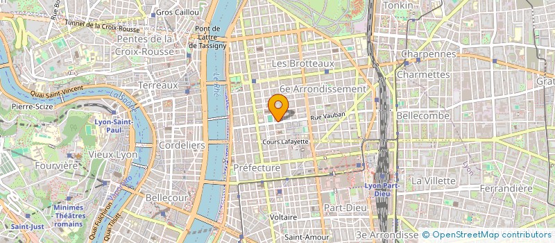 localisation de l'entreprise G.T.  LYON