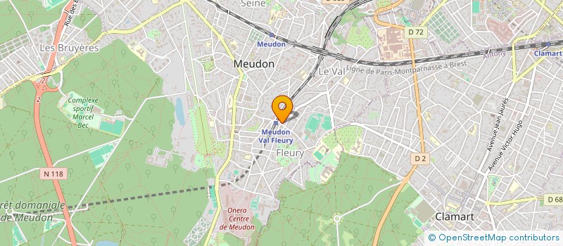 localisation de l'entreprise G.T 92  MEUDON