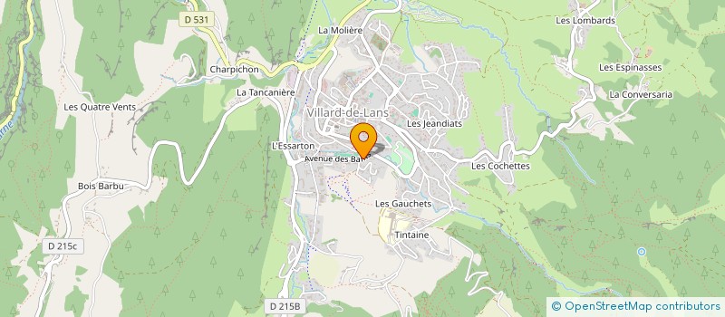 localisation de l'entreprise G.T.B. 38  VILLARD-DE-LANS