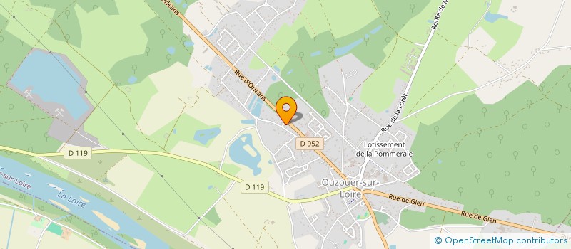 localisation de l'entreprise G T C  OUZOUER-SUR-LOIRE