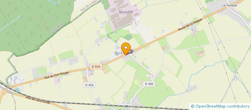 localisation de l'entreprise G.T.C.F.  RENESCURE