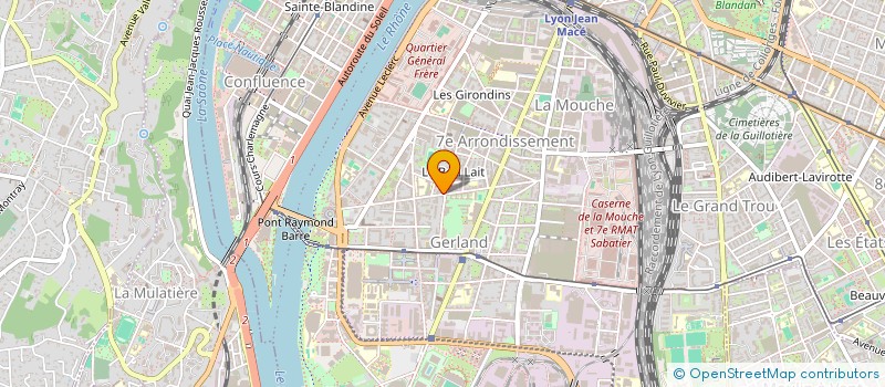 localisation de l'entreprise G.T.C. FRANCE à LYON