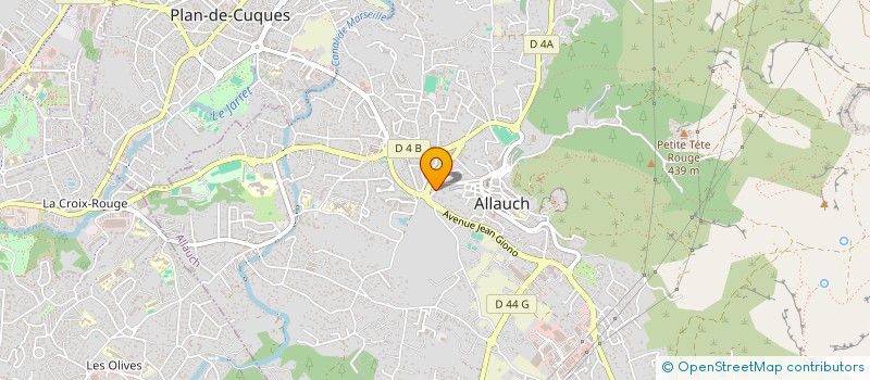 localisation de l'entreprise G.T.D ORGANISATION  ALLAUCH