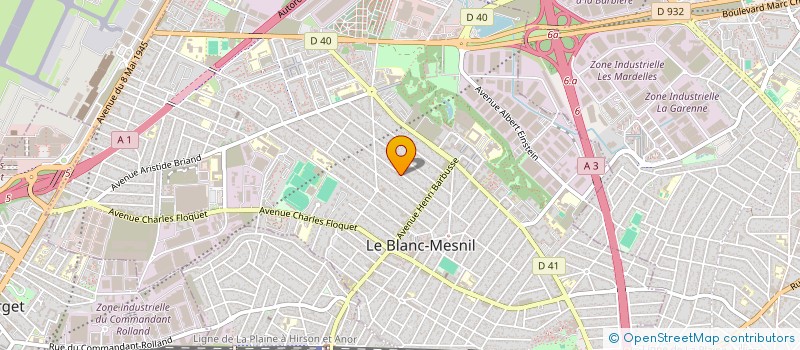 localisation de l'entreprise G T G à LE BLANC-MESNIL