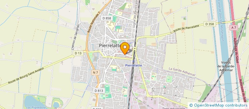 localisation de l'entreprise G.T. LOREFICE à PIERRELATTE