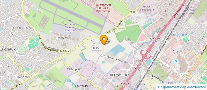 localisation de l'entreprise G.T.M à PORTET-SUR-GARONNE