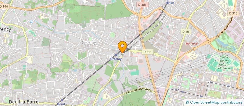 localisation de l'entreprise G.T.M.  GROSLAY