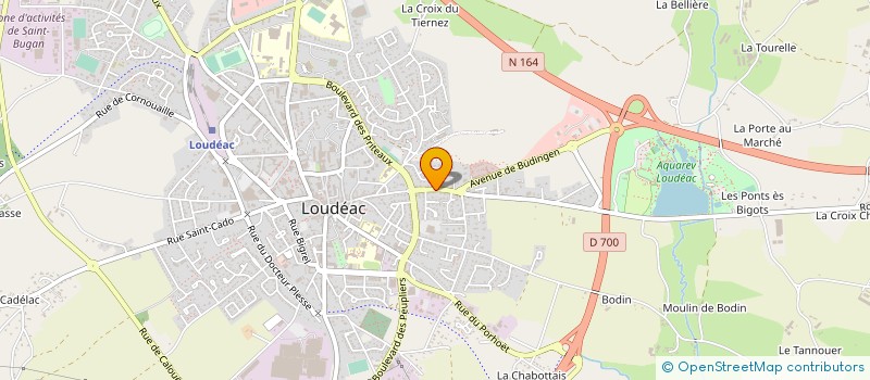 localisation de l'entreprise G.T.M.I à LOUDEAC