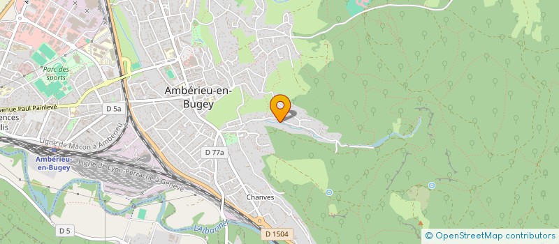 localisation de l'entreprise G.T.M. RENOVATION  AMBERIEU-EN-BUGEY