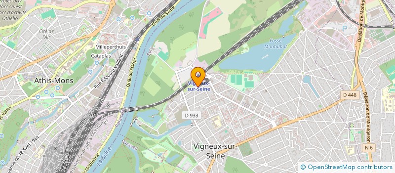 localisation de l'entreprise G T P PLOMBERIE à VIGNEUX SUR SEINE