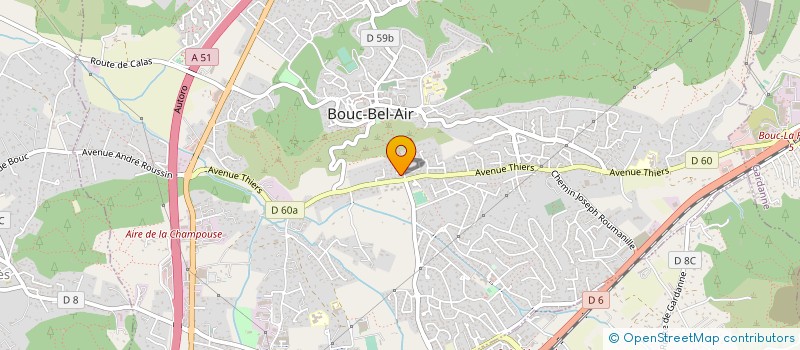 localisation de l'entreprise G.T.R IMMOBILIER à BOUC-BEL-AIR