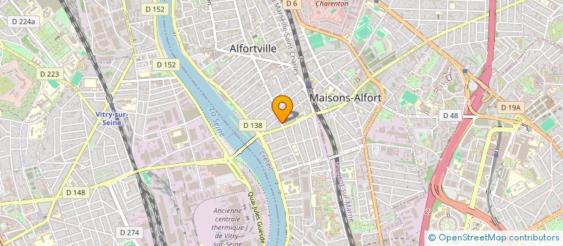 localisation de l'entreprise G&T REINA à ALFORTVILLE