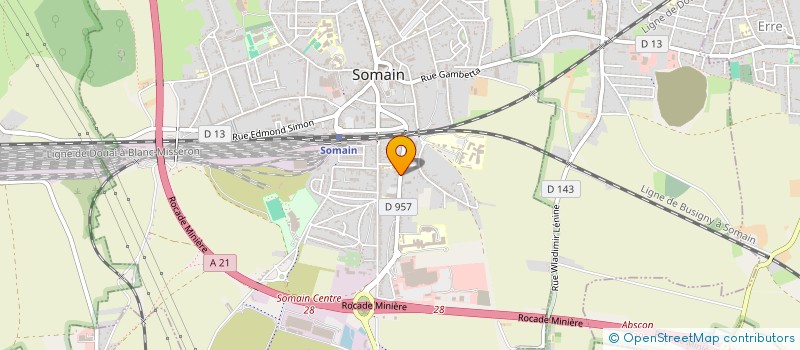 localisation de l'entreprise G.T.S.M.  SOMAIN