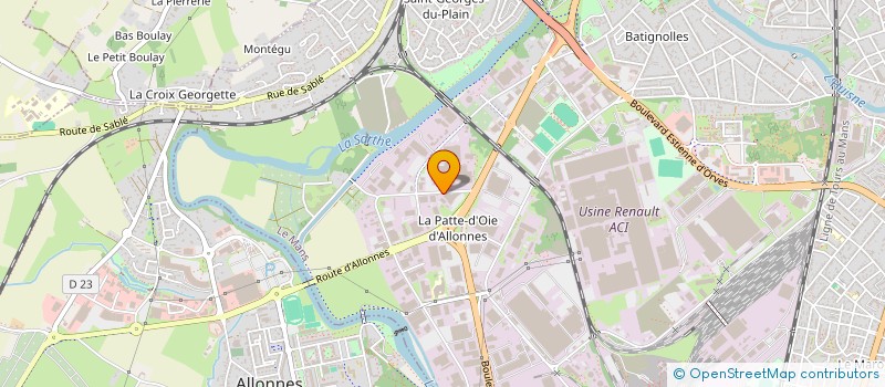 localisation de l'entreprise G T SA à LE MANS