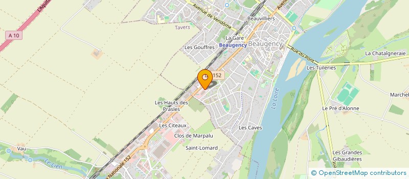localisation de l'entreprise G TAD SARL à BEAUGENCY