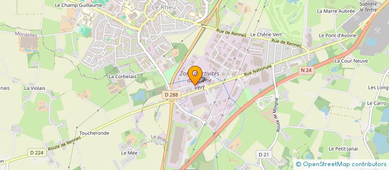 localisation de l'entreprise G.TEAM à LE RHEU