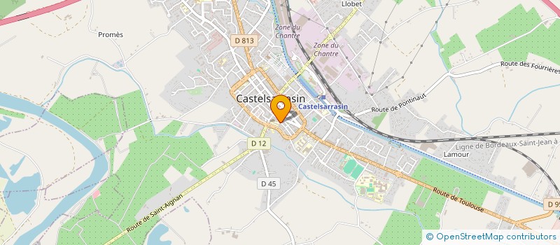 localisation de l'entreprise G. TECH.  SAINT-AIGNAN