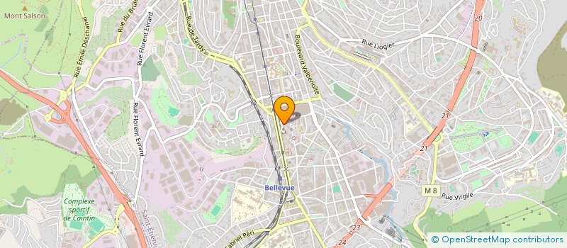 localisation de l'entreprise G-TECH  SAINT-ETIENNE