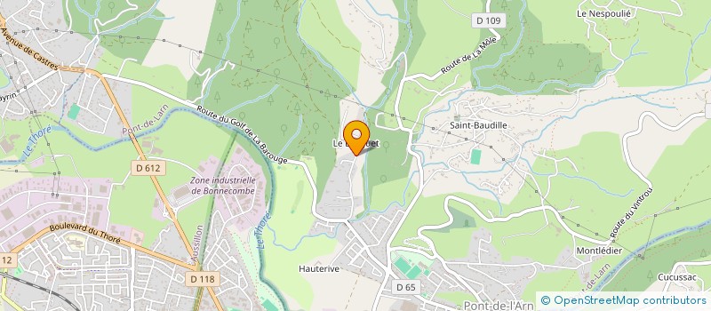 localisation de l'entreprise G-TEX INTERNATIONAL  PONT-DE-LARN