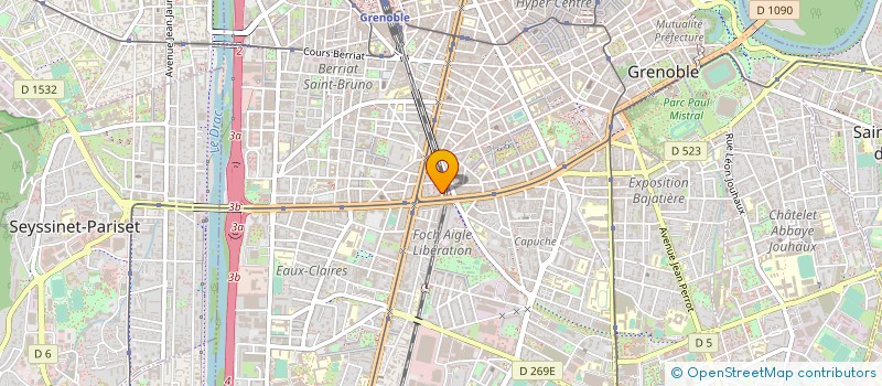 localisation de l'entreprise G.TEXIER PROMOTION  GRENOBLE