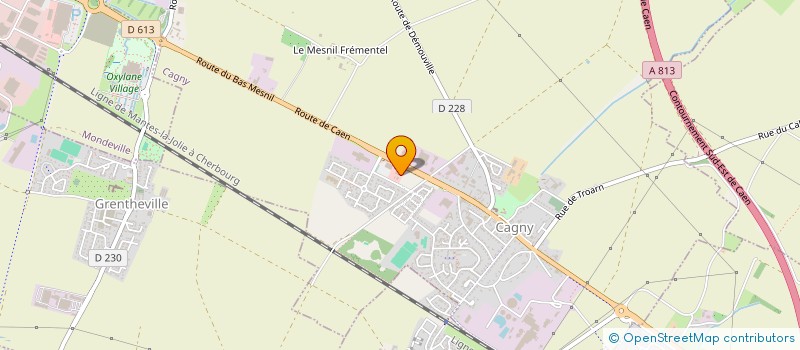 localisation de l'entreprise G THERMIK  CAGNY