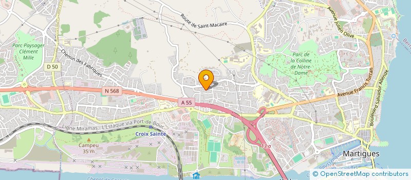 localisation de l'entreprise G'TRANS  MARTIGUES