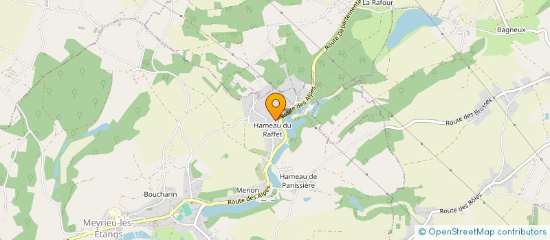 localisation de l'entreprise G TRANSPORT  MEYRIEU-LES-ETANGS