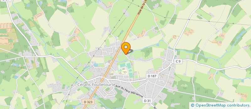 localisation de l'entreprise G TRANSPORTS EXPRESS à CERANS-FOULLETOURTE