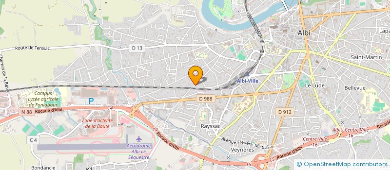 localisation de l'entreprise G TROUVE.... UN CONTE à ALBI