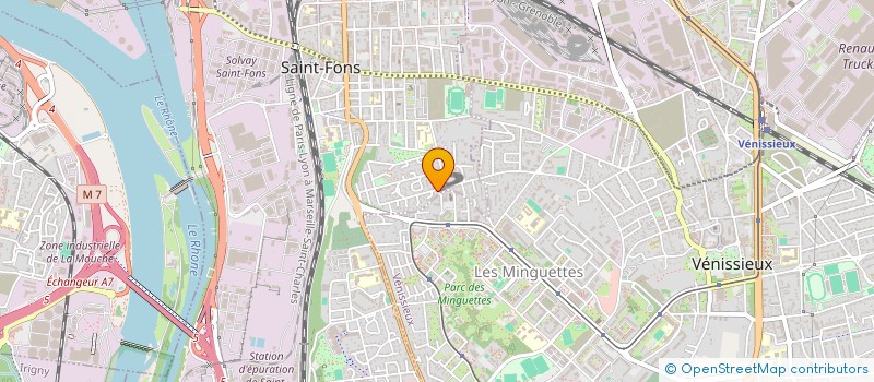 localisation de l'entreprise G.U.M. LYON  SAINT-FONS